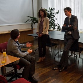 Gespräch mit Diplomat/innen in der Belgischen Botschaft © BSH